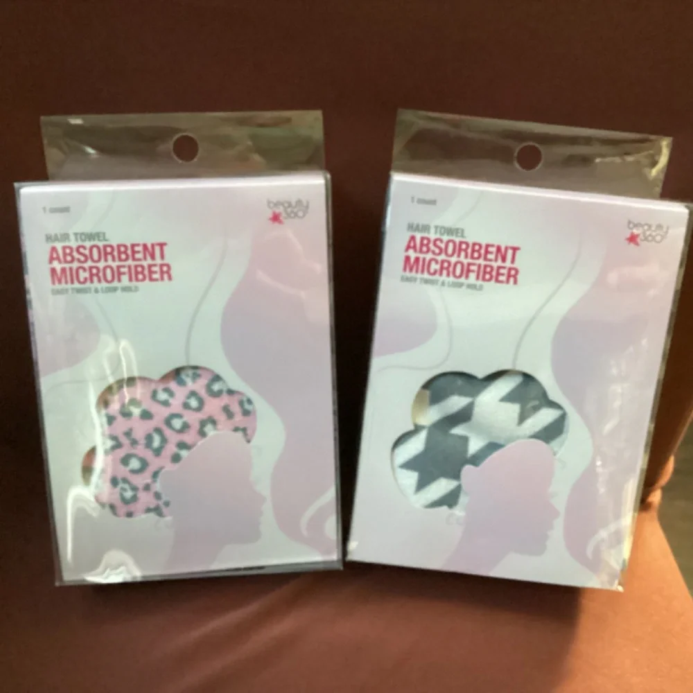 Beauty 360 Hair Towel Bundle Absorbent Microfiber NEW
